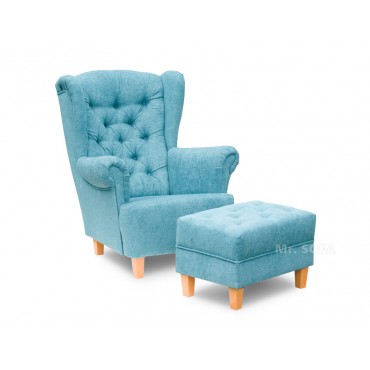 Fotel Uszak Chesterfield 2...