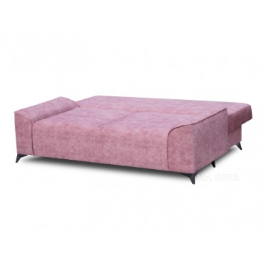 Modna sofa z czarnymi...