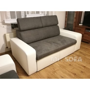 Wysuwana sofa z zagłówkami S-2